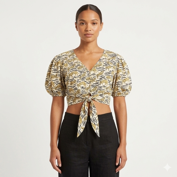 Tiger Crop Top EUC ❤️🐅 - Picture 14 of 15